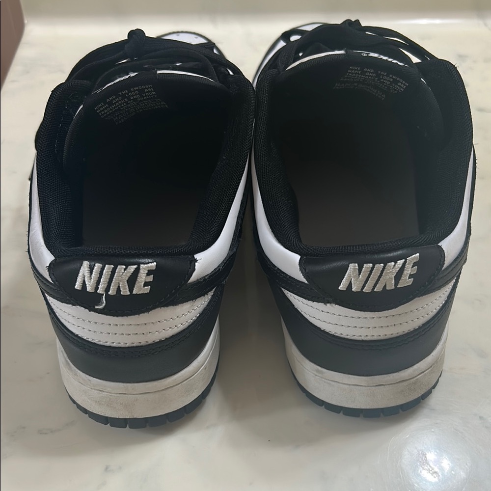 Nike Panda Sneakers in Black and White - Picture 6 of 13